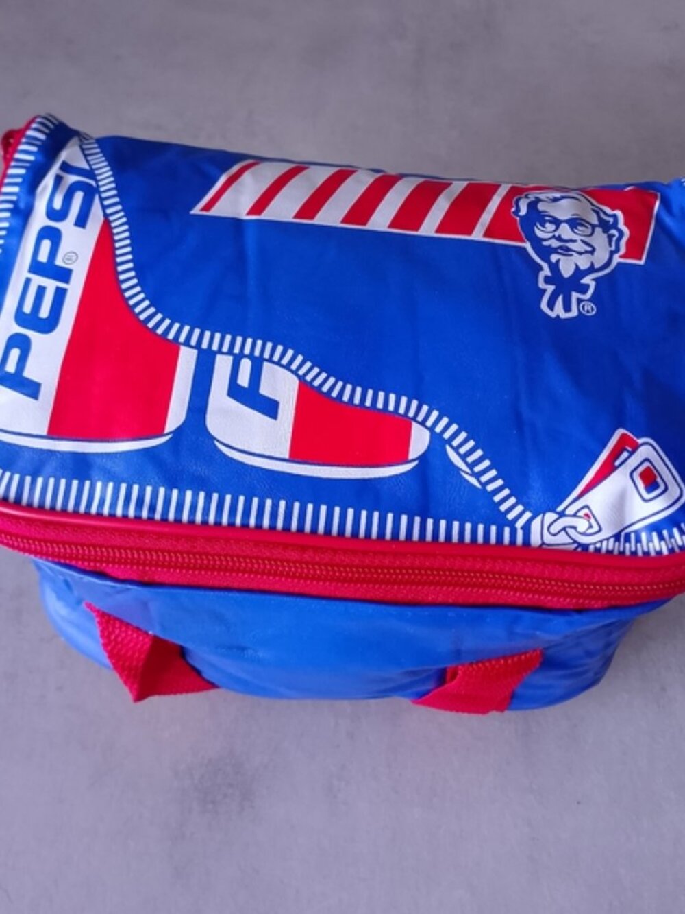 Vintage 90s KFC x Pepsi Insulated Lunch Bag Cooler, Deadstock NWT